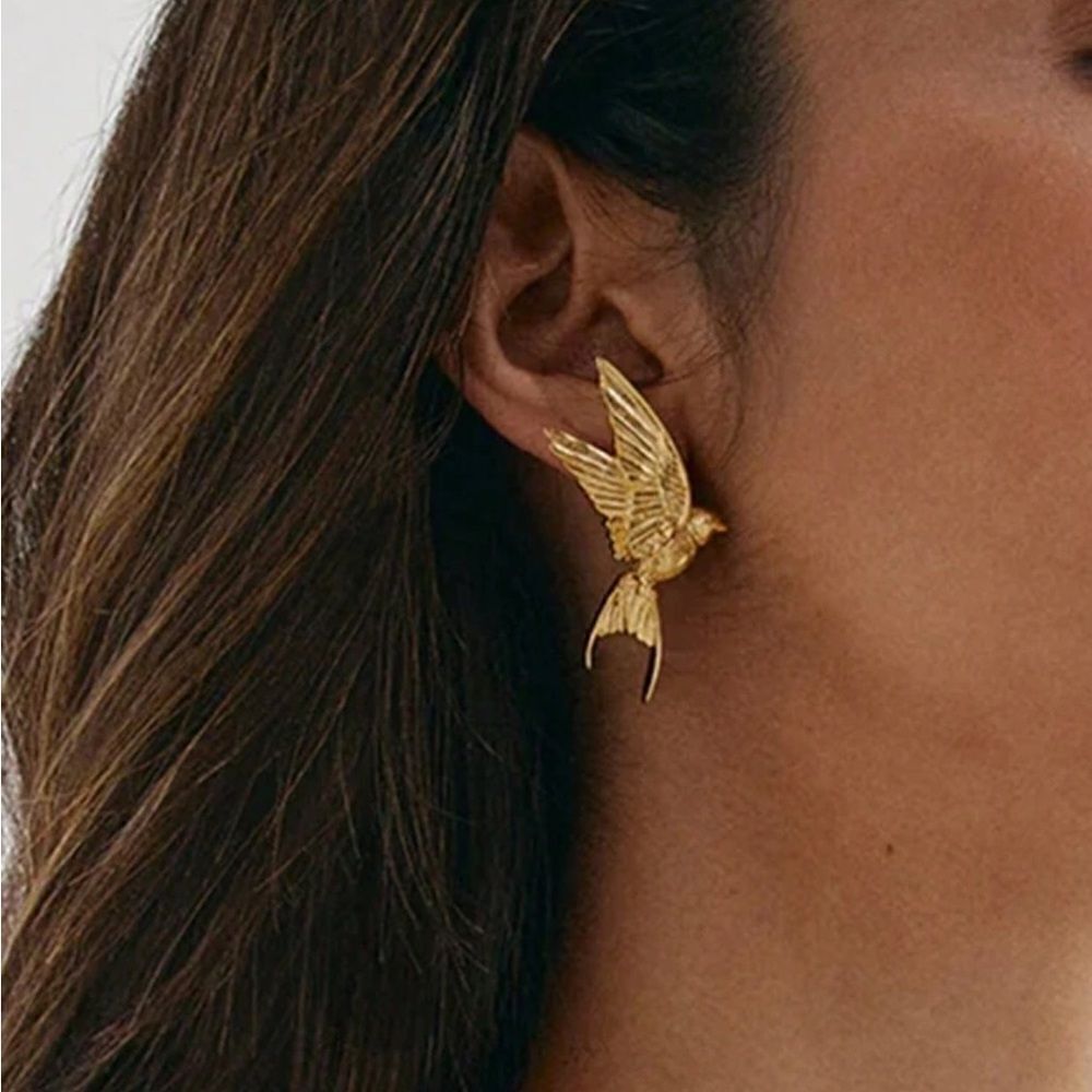 Bohemian bird earrings N492